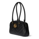 GG Marmont Medium handbag Black leather