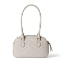 GG Marmont series small handbag Light grey leather