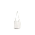 Mini Classic Cow leather Hammock Hobo handbag white