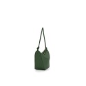 Mini Classic Ox Leather Hammock Hobo Handbag in aqua Green