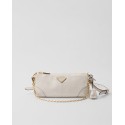 Prada Re-Edition 2002 Medium leather shoulder bag White