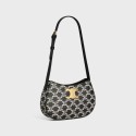 TILLY medium two-tone logo print Handbag black